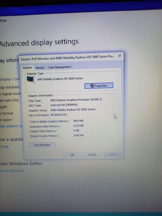 Laptop Acer cu procesor AMD X4 ,SSD 120,video 1gb