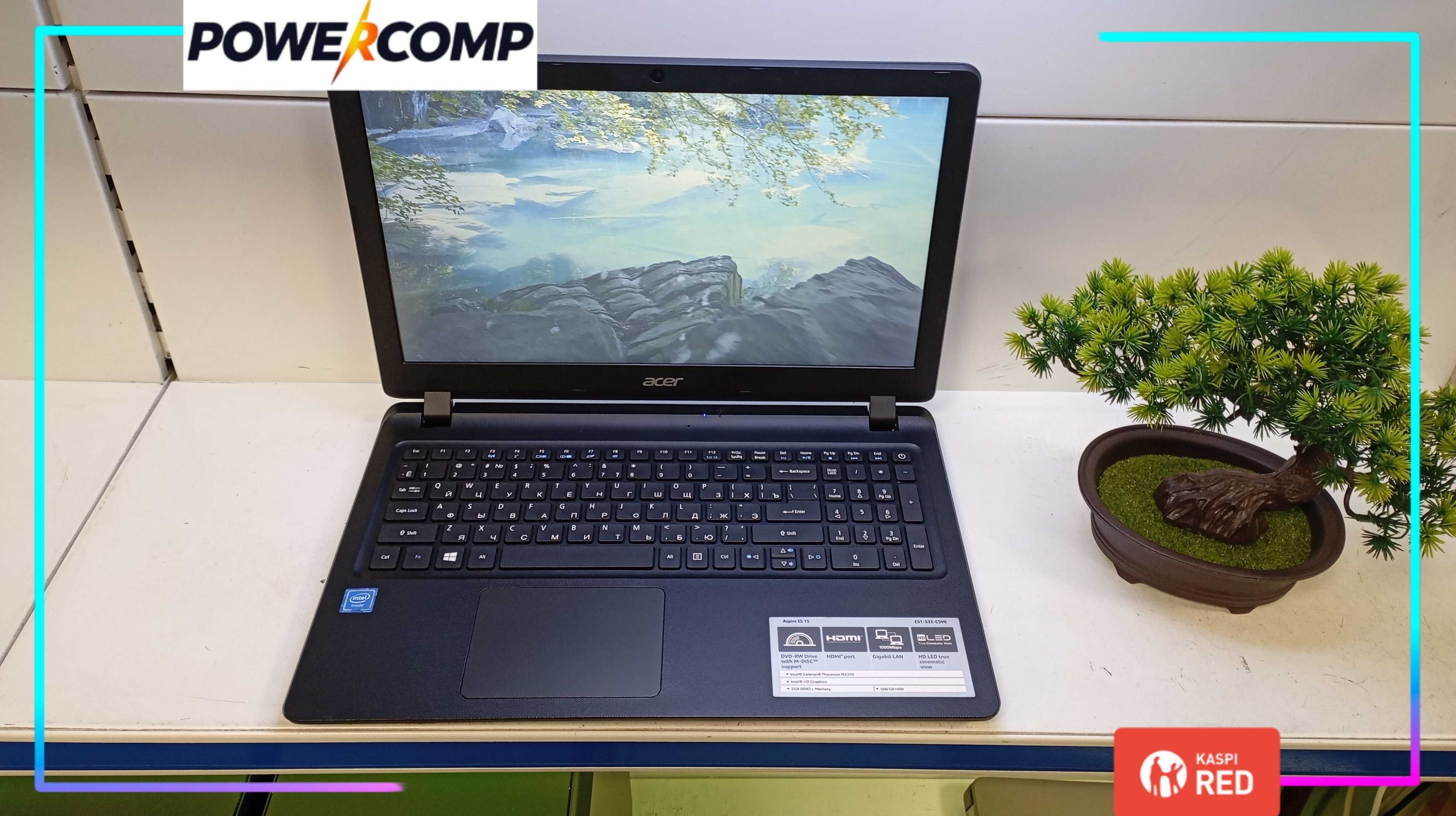 Ноутбук Acer ES 15 533/Intel Pentium N3350/8GB DDR3/SSD 256GB/15.6