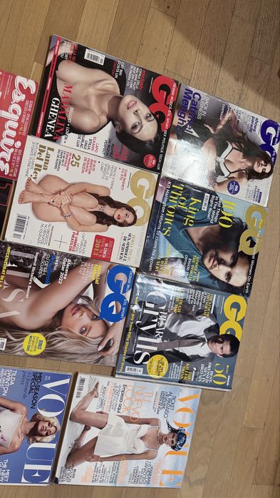 Lot/Pachet reviste Lifestyle (GQ, Vogue, Esquire, Lui)