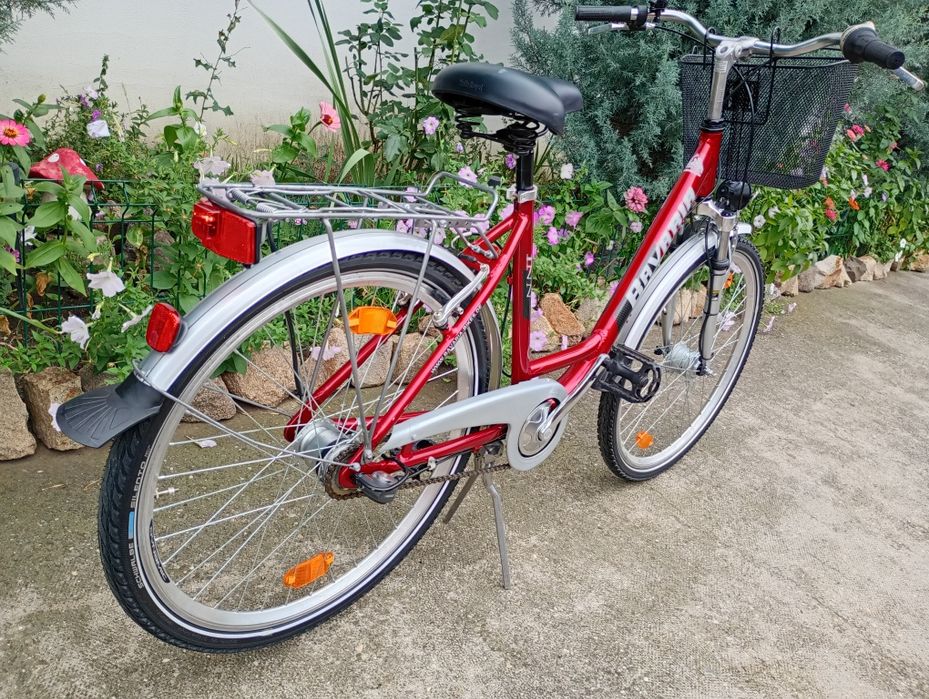 Bicicletă damă Bavaria,pe 26,cu 7 vit butuc,frână picior !