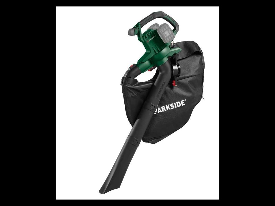 Нов Листосъбирач Parkside 40V Безчетков духалка прахосмукачка и шредер