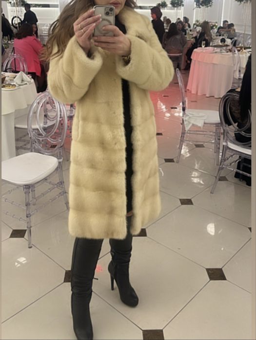 Шуба норковая светлая