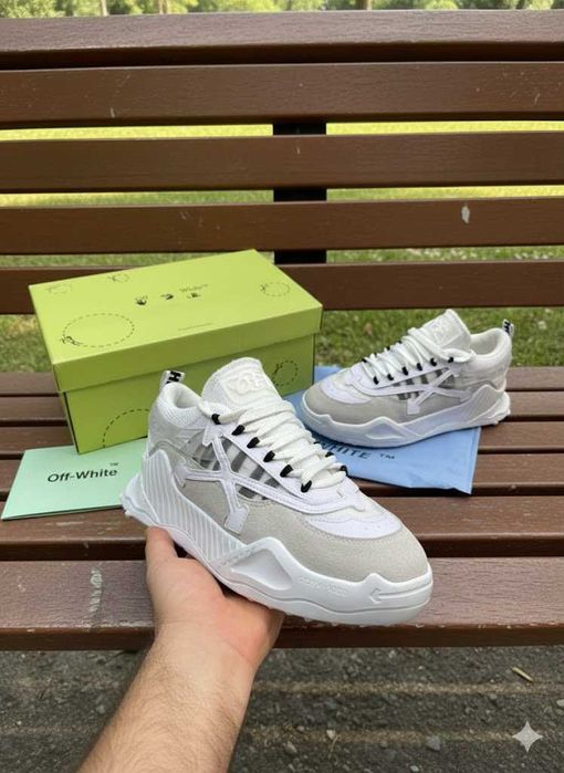 Adidasi OFF White ODSY 1000 Alb - Produs Full Box - Unisex