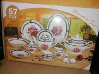 Set farfuri de 57 piese de 6 persoane