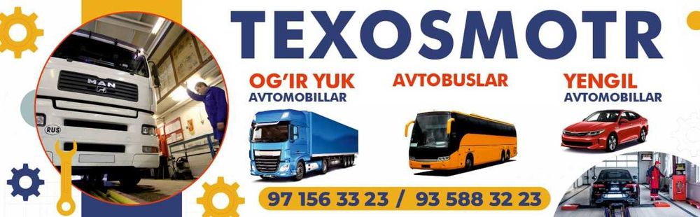 Техосмотр мото, авто, фуры, автобусы, (г. Чичрчик)