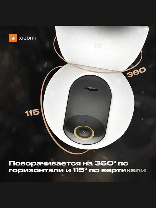 Камера видеонаблюдения wifi Xiaomi Mijia 360 градусов