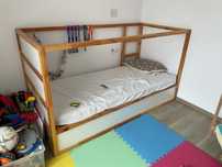 Vand pat reversibil IKEA KURA + Saltea