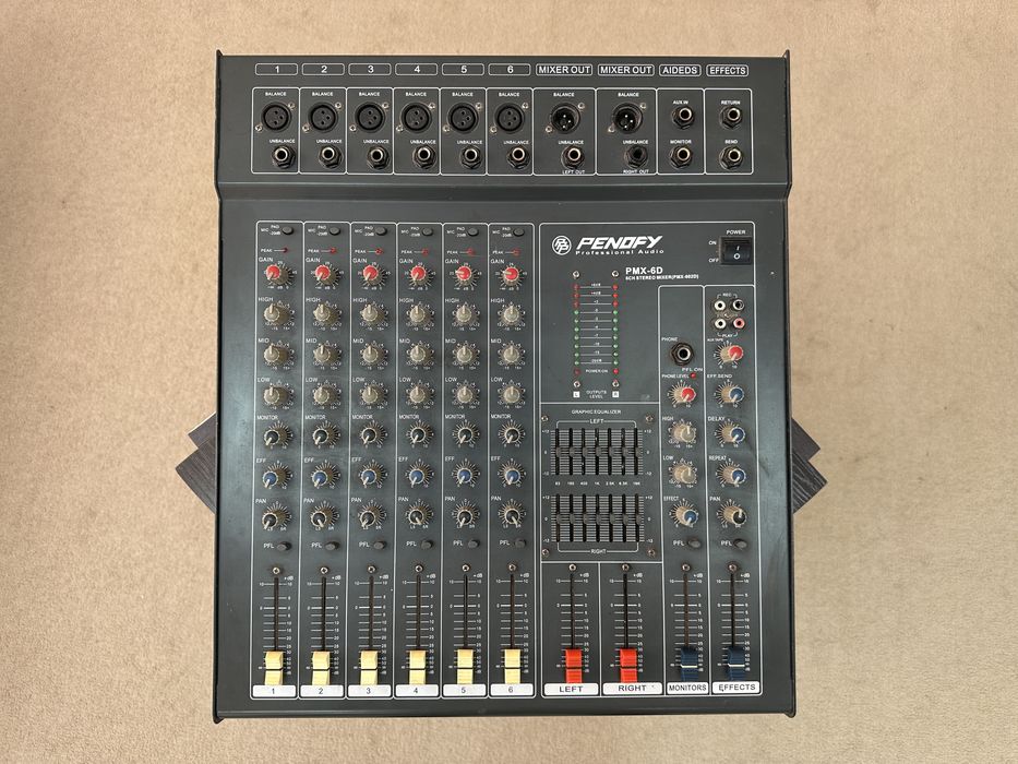 Активный Микшер Penofy PMX-6D аппаратура