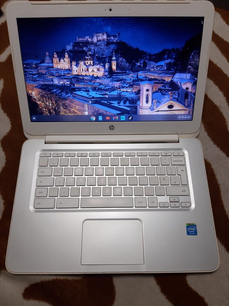 Laptop HP  Chromebook  Intel 2955u 4gb ram ssd m2 16gb upgradabil