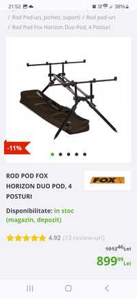 Rod pod Fox Horizont 4 posturi - nou