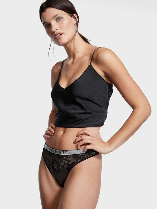 Bikini tanga cu strasuri Victoria,s Secret originali
