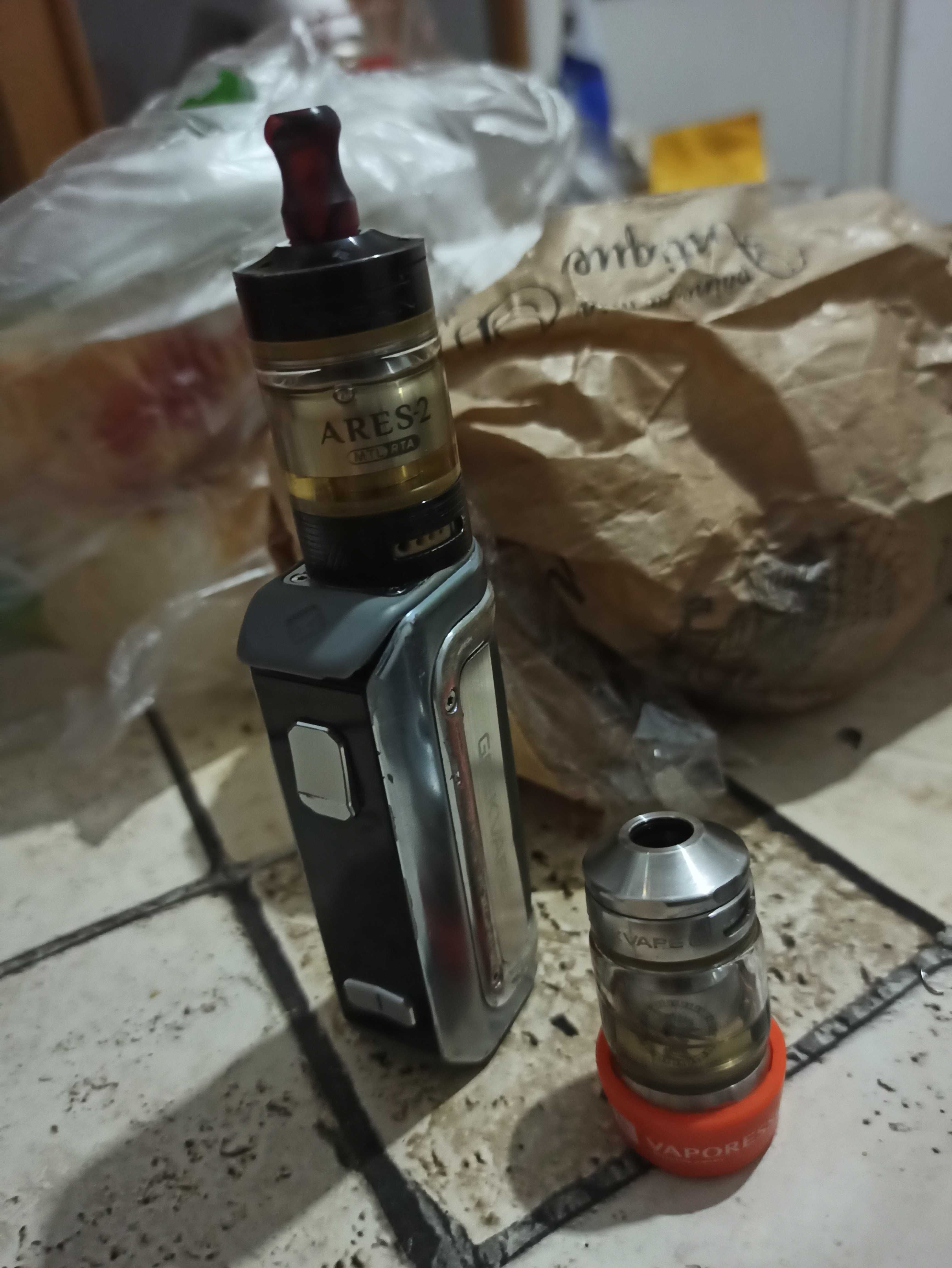 Vând Kit Aegis mini 2 M100 Geekvape  + Atomizor Ares 2 MTL RTA D24