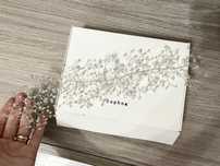 Diadema swarovski si perle