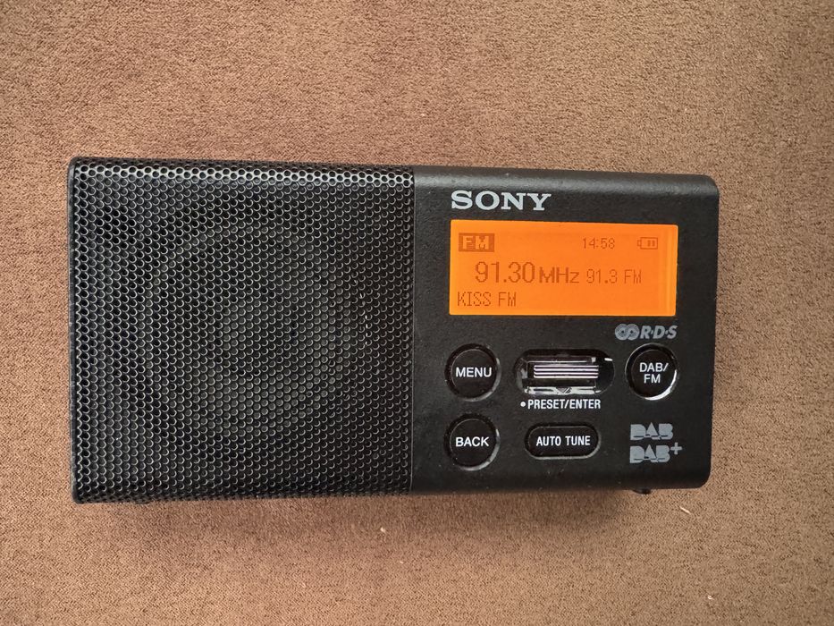 Sony XDR-P1DBP Pocket DAB/DAB+ Radio - Black