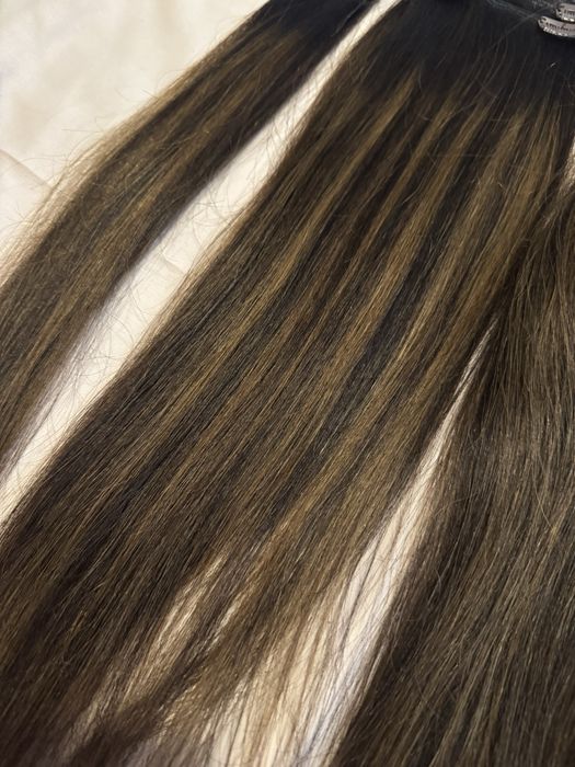 Două seturi extensii de păr clip on 100% natural