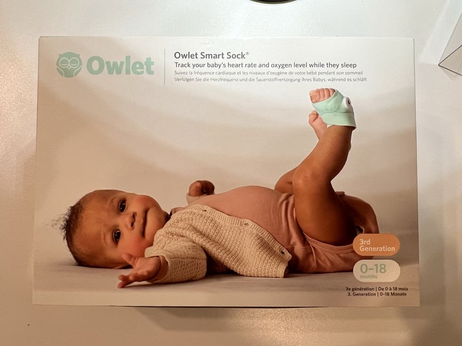 Owlet smart sock 3 монитор за дышане за бебе