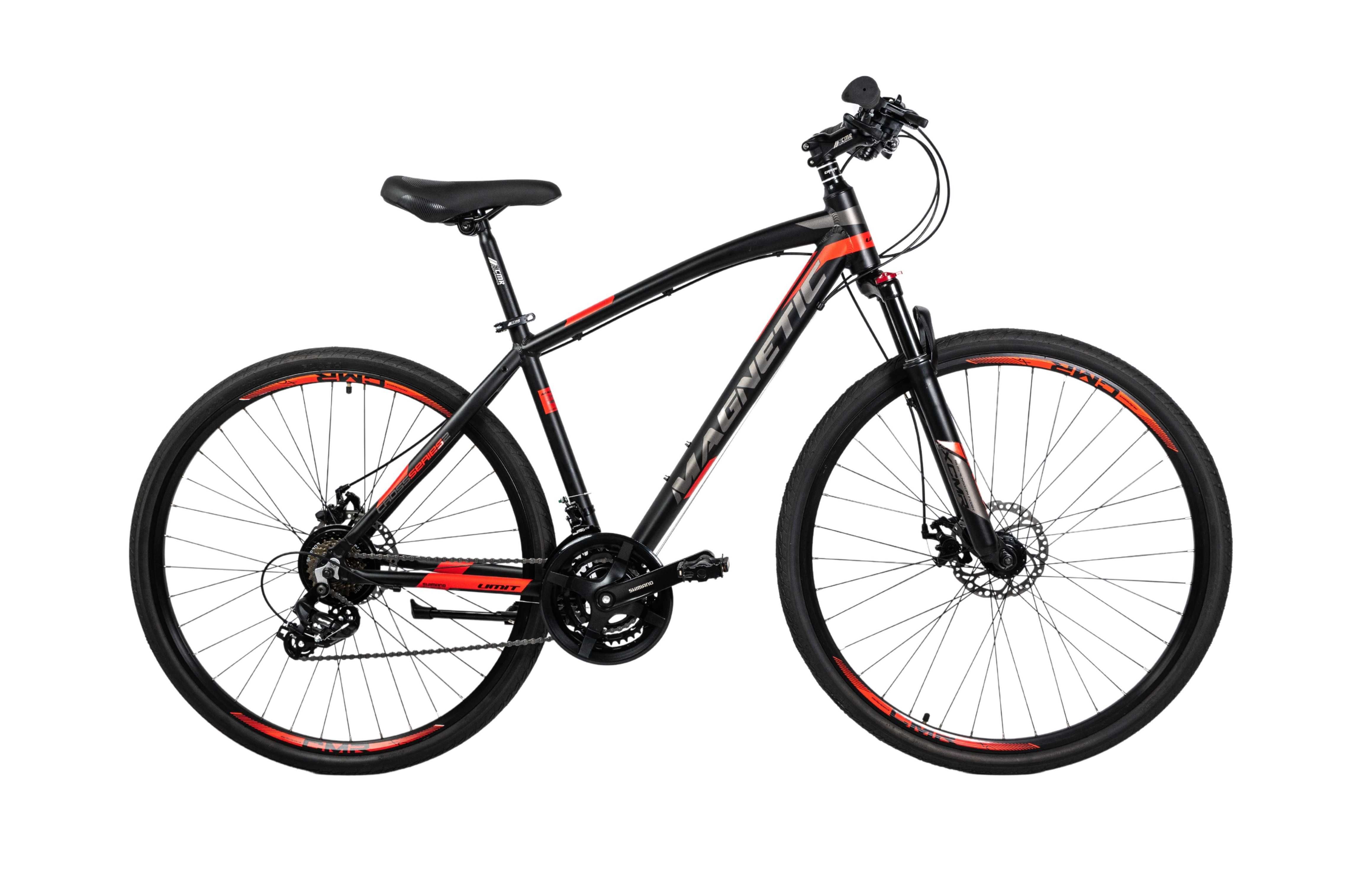 НОВ Алуминиев велосипед колело хибрид Magnetic 28” с 2 дискови
