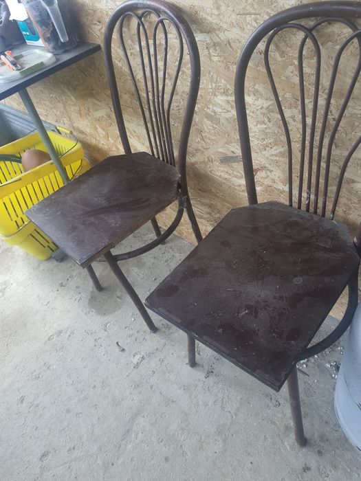 Scaune metal solide terasa