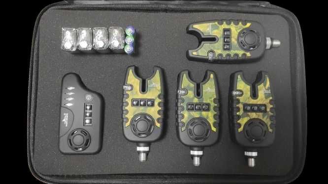 Set 4 avertizori + Statie EastShark Camouflage