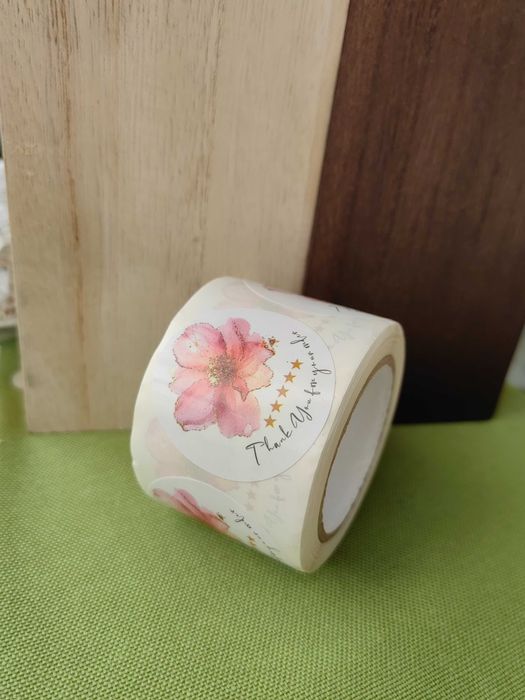 Стикери Thank you, Handmade with love, празни