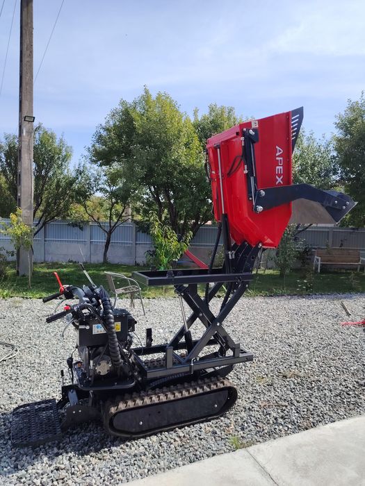 Minidumper pe senile cu basculare înaltă