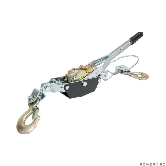 Troliu cu 2 carlige 2t, vinci manual 2 tone