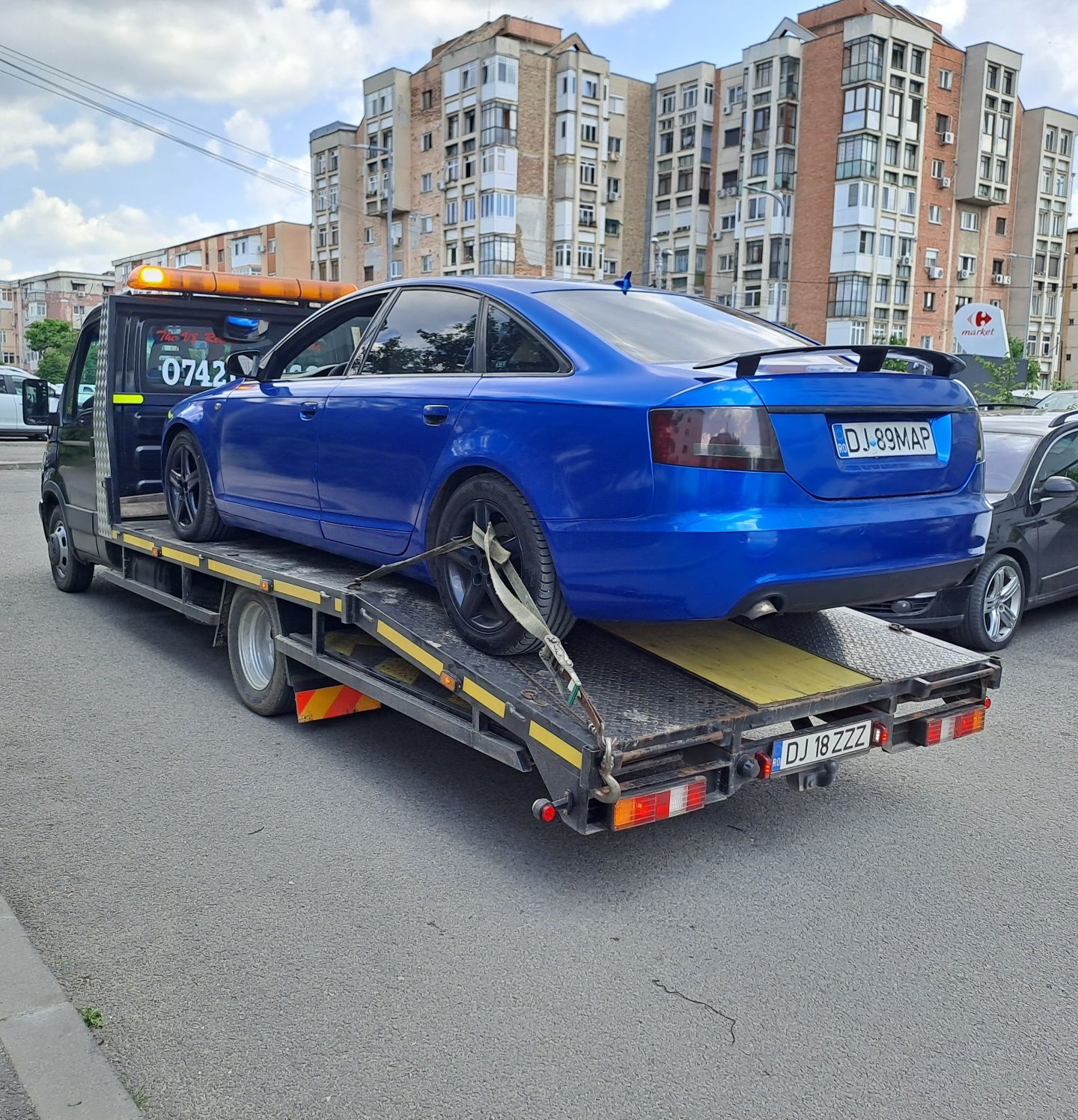 Tractari auto în Craiova și în țară. Transport la RAR-ITP-REMAT.