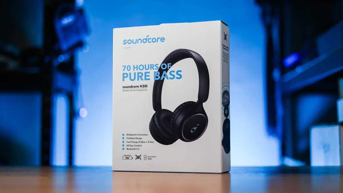 Soundcore H30i — беспроводные наушники 70 ч работы. Есть доставка