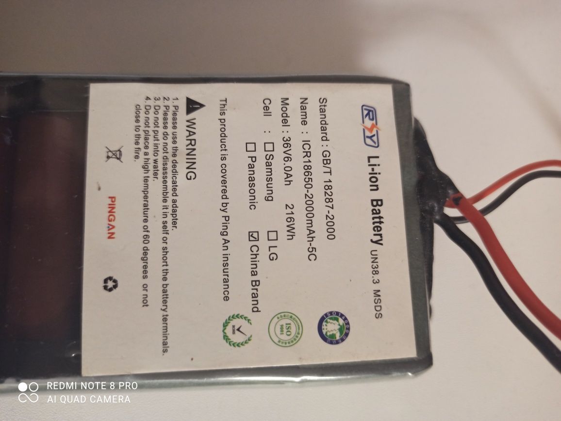 Baterie trotinetă electrică