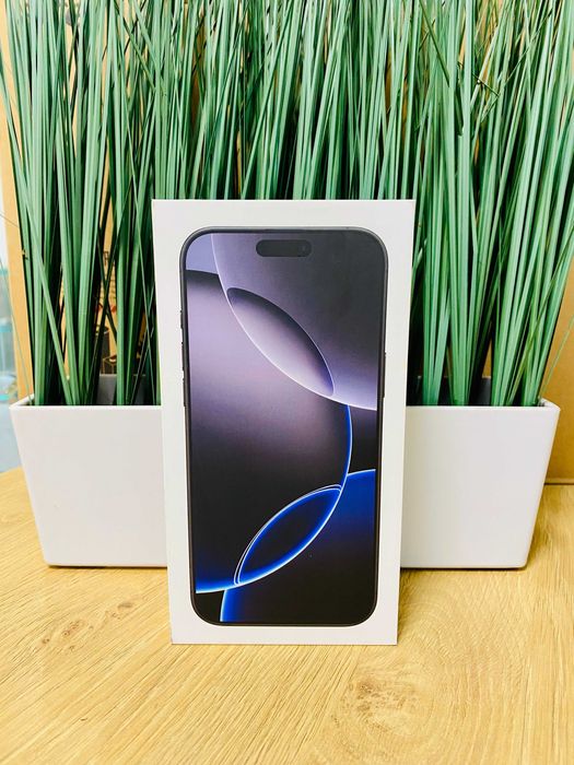 ЧИСТО НОВ !!! Apple iPhone 16 Pro Max, 512GB, 5G, Black Titanium