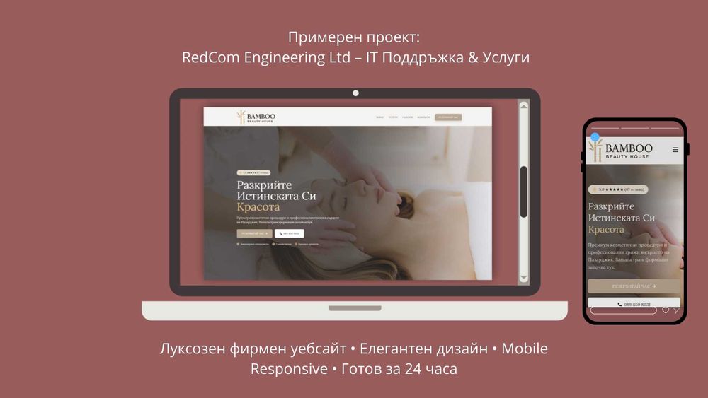 Изработка на професионален уебсайт за вашия бизнес – Готов до 24 часа