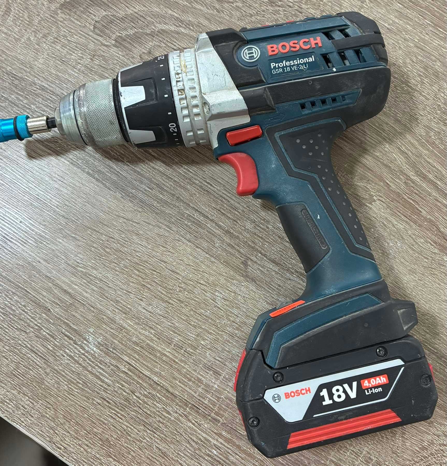 Акумулаторен винтоверт BOSCH GSR 18 VE-2-LI