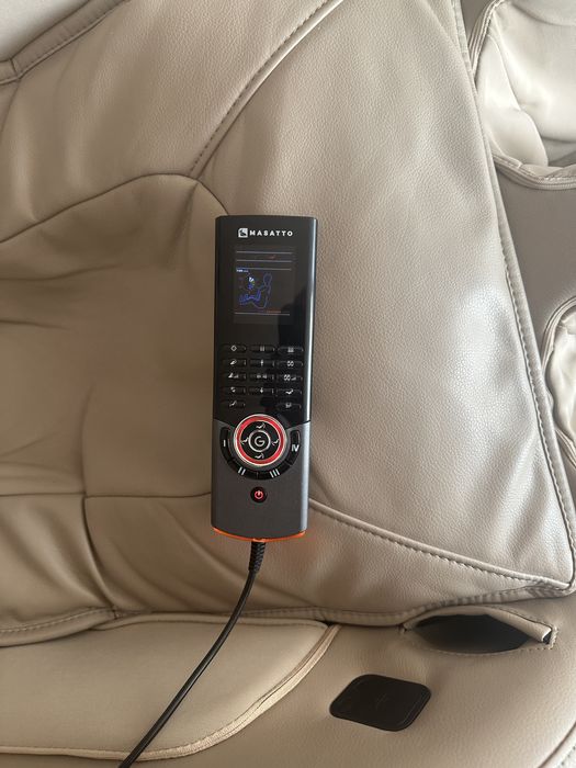 Fotoliul de masaj pentru un masaj complet.