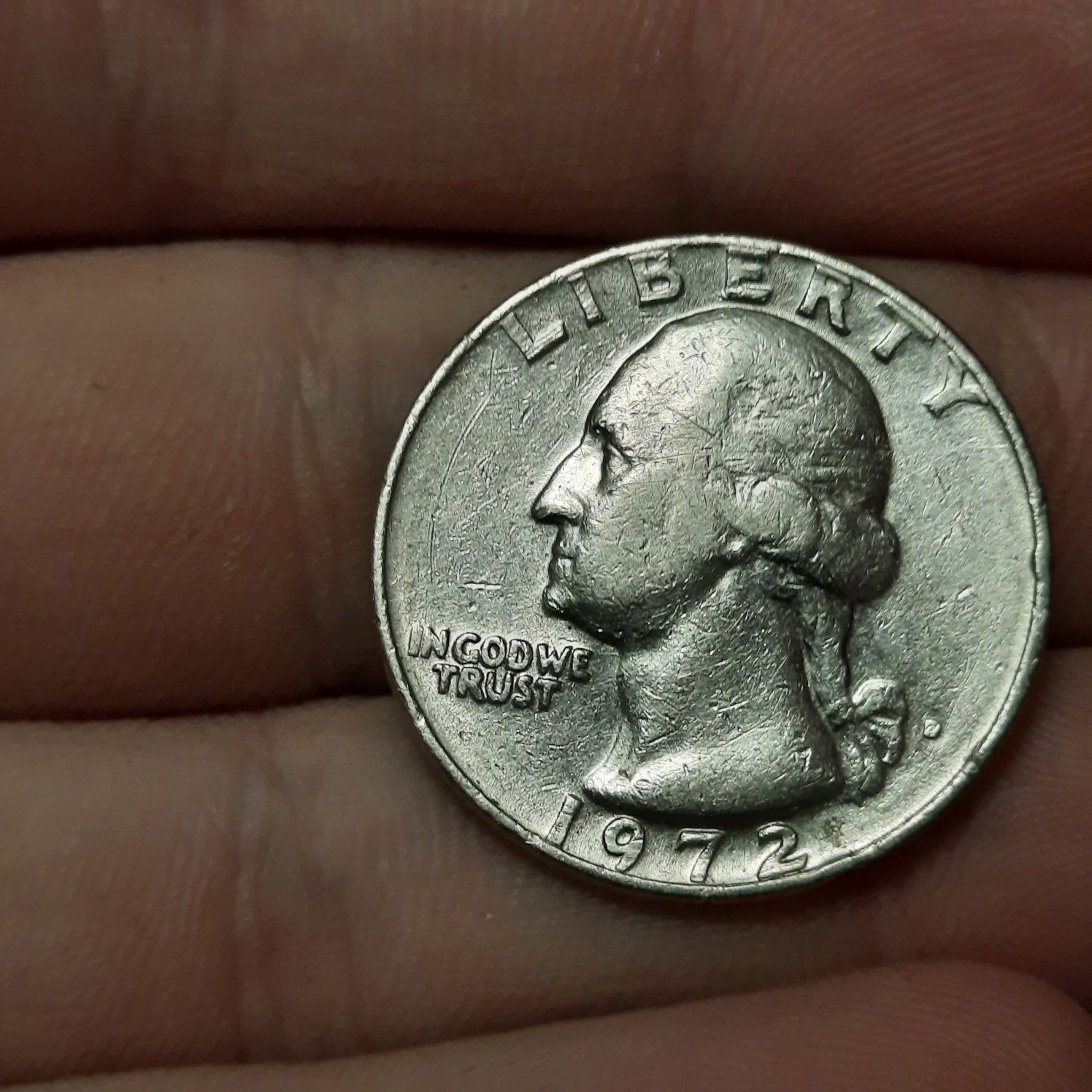 Monedă din S.U.A din anul 1972 pentru colecționari