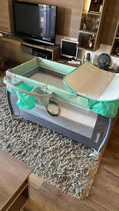 Pat pliabil pentru copii Linelo