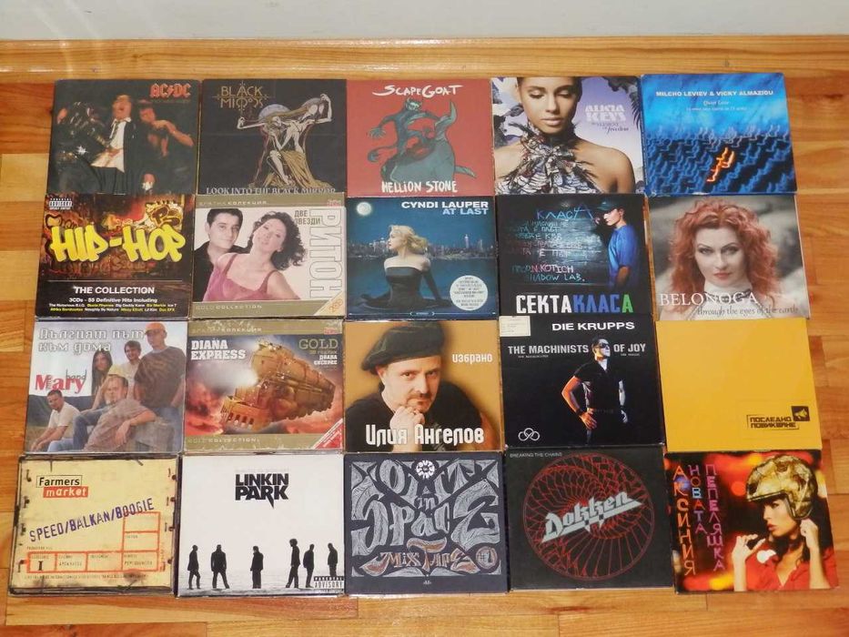 Оригинални Метал, Рок, Джаз, Поп и други CD-та, DVD и видеокасети