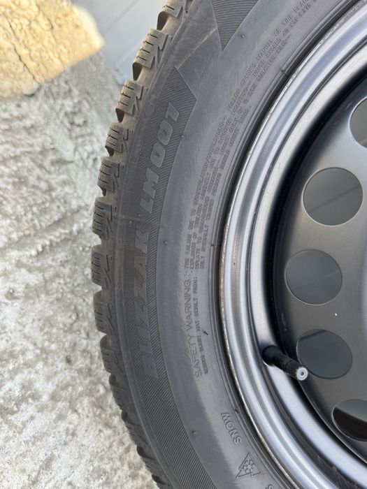 Jante Opel Astra K cauciucuri iarna Bridgestone Blizza 205/55/16 DOT19