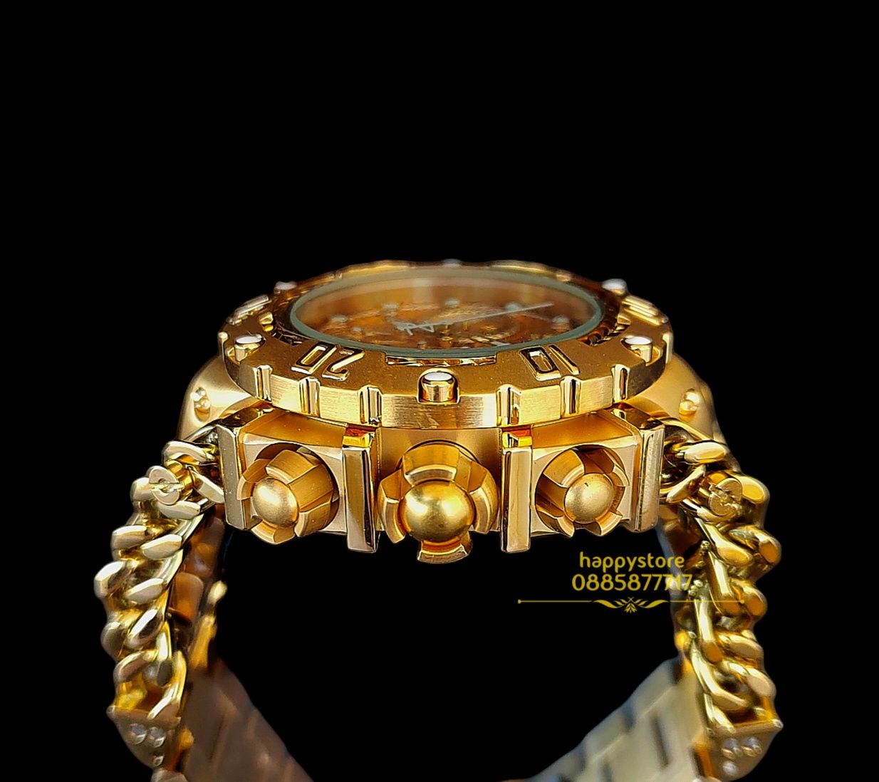 часовник INVICTA Gladiator Gold 60 mm, Инвикта нов