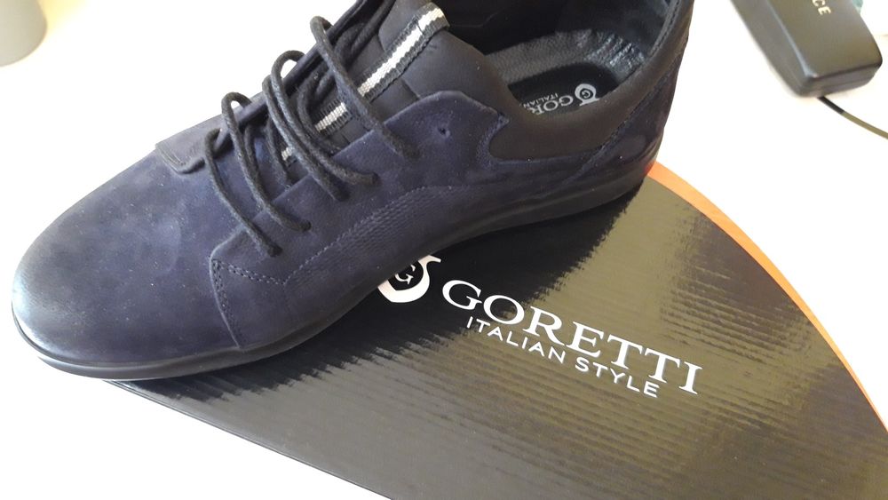 Pantofi Goretti -  piele nabuco