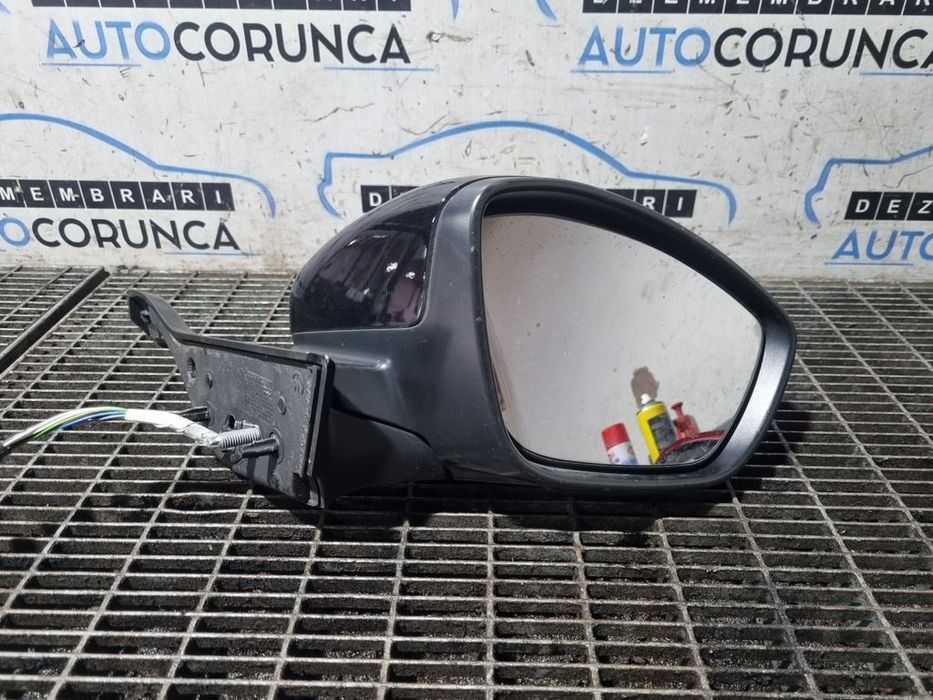 Oglinda dreapta Peugeot 2008 Facelift 2016 - 2019 4 Usi Perla Nera Schwarz KTV (1299) ...