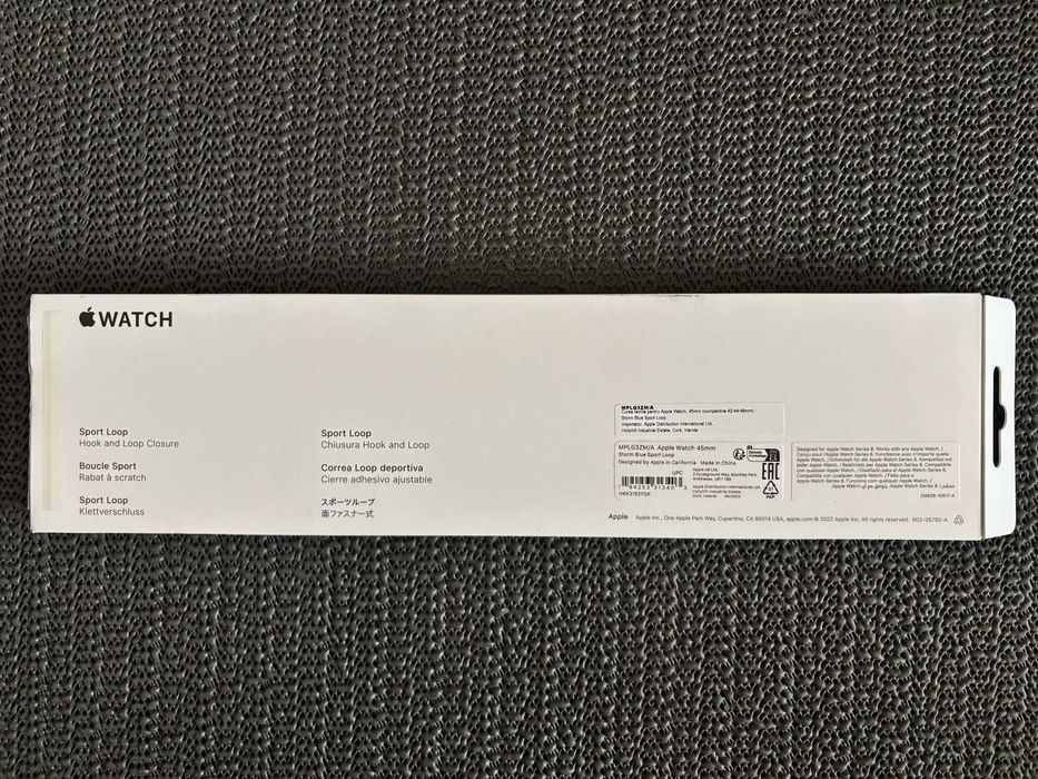 Curea originala Apple Storm Blue Sport Loop