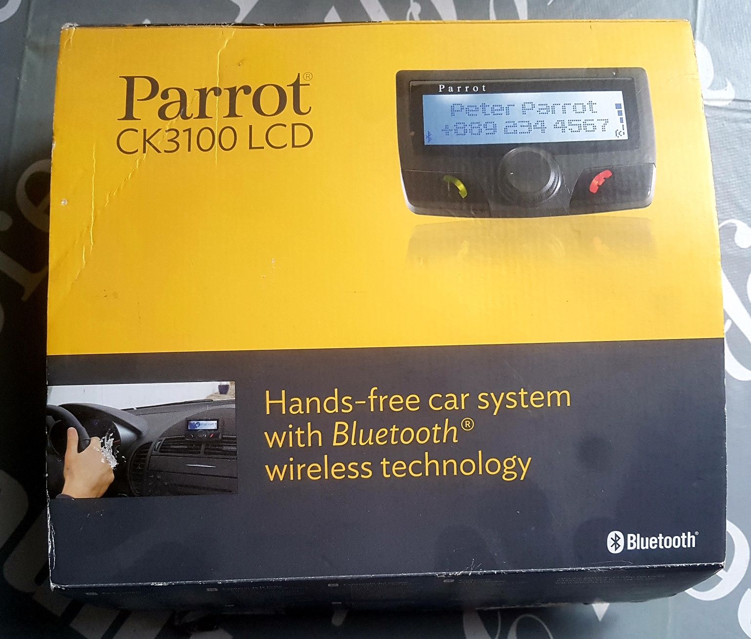 Carkit - Bluetooth Parrot CK 3100 LCD (hands free mașină/ camion/ etc)