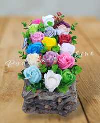 Букети от ароматни сапунени цветя. Идеален подарък за всеки повод