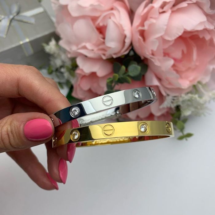 Set Brățară Cartier Love 16 Gold 750 Diamonds