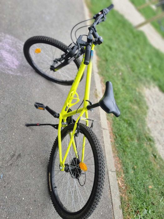 Vand Bicicletă MTB ST 500 24" galben copii 135-150 cm