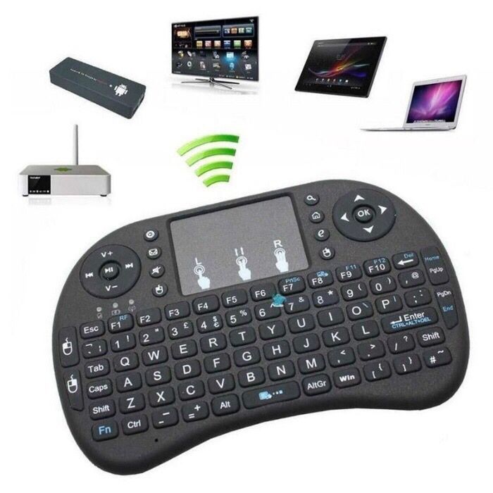 Мини клавиатура джойстик пульт с тачпадом 3в1 для тв бокса tv box