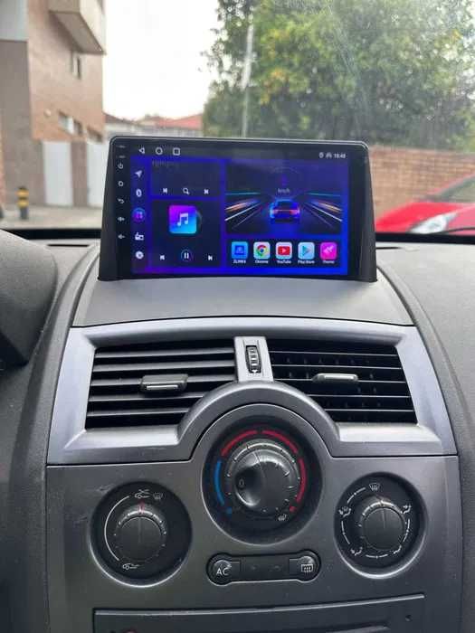 Navigatie GPS Android Renault Megane 2 CarPlay QLed WIFI 1-8GB + CADOU