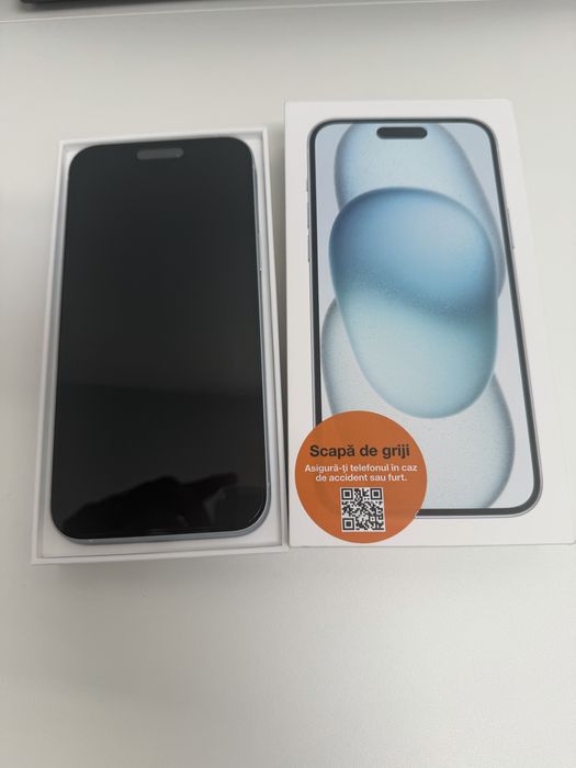 Iphone 15 Plus impecabil, full box, de 128 gb.