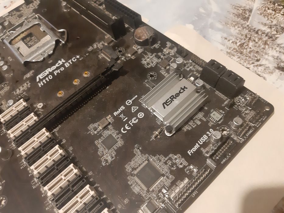 Placa De Baza  Veche ASROCK H110 Pro BTC +