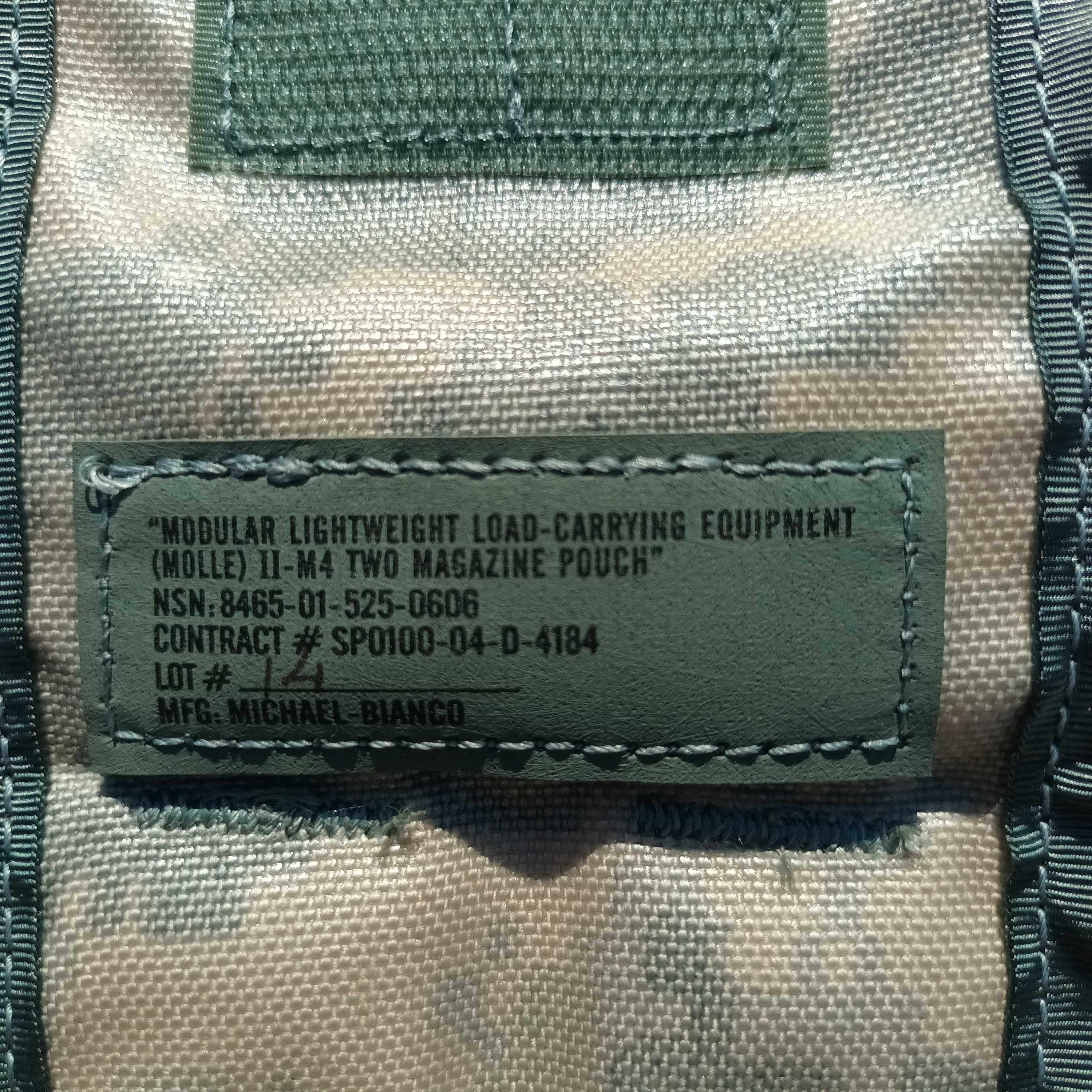 MOLLE II US Military Army M4 Double Mag Ammo Pouch